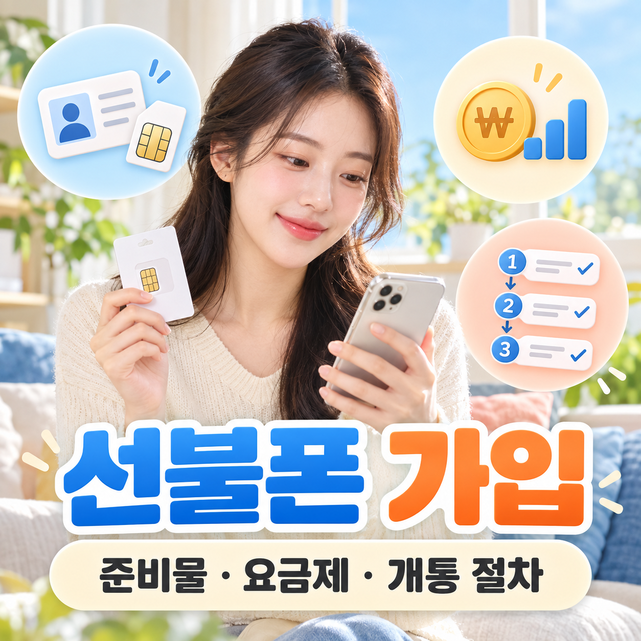 선불폰 가입 조건과 셀프개통 준비물 요금제 가격 신청 절차